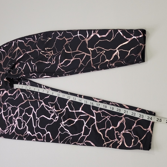 Ideology Leggings Metallic Bloom SZ M - Picture 8 of 13